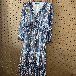 Simplee long sleeve dress size m